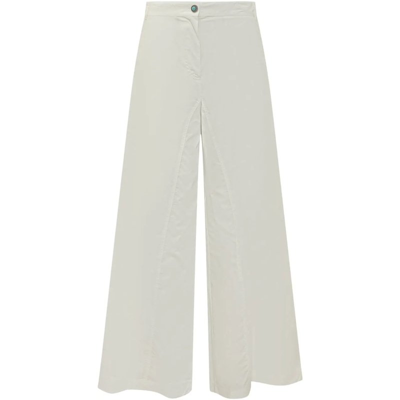 Pinko Hose Pantaloni Canelli a Gamba Ampia weiß