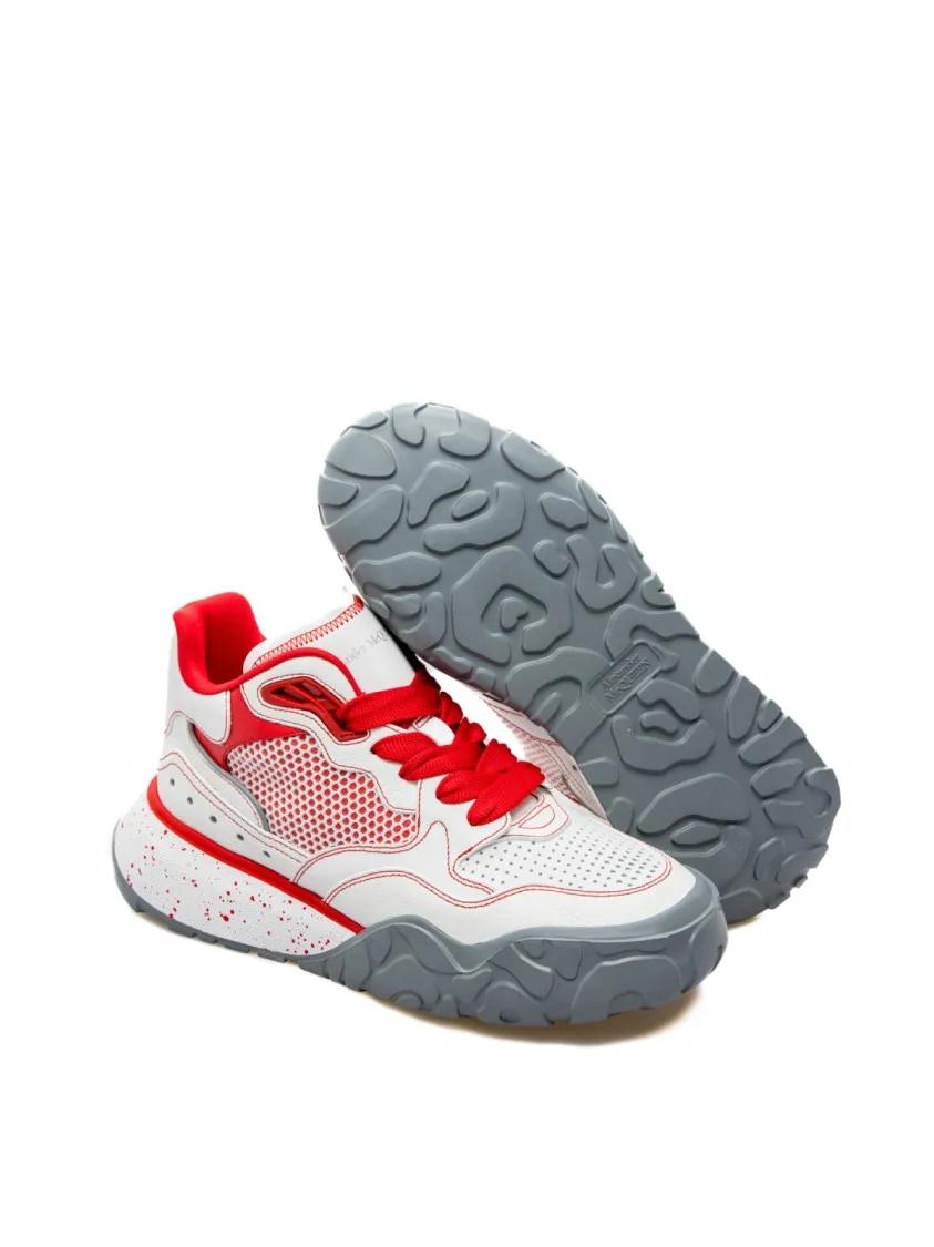 Thumbnail - Alexander McQueen Low-Top Sneaker - Court Trainer Chunky Sneakers - Gr. 42,5 (EU) - in Weiß - für Damen