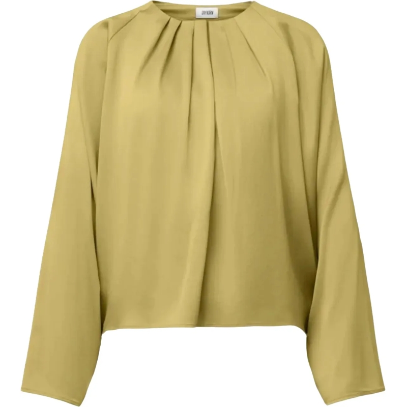 DRYKORN Bluse Drykorn Harleen Blouses Oker Geel Harleen 130065 gelb