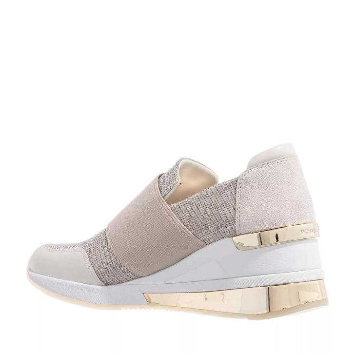 Michael Kors Felix Trainer Extreme Champagne Slip On Sneaker