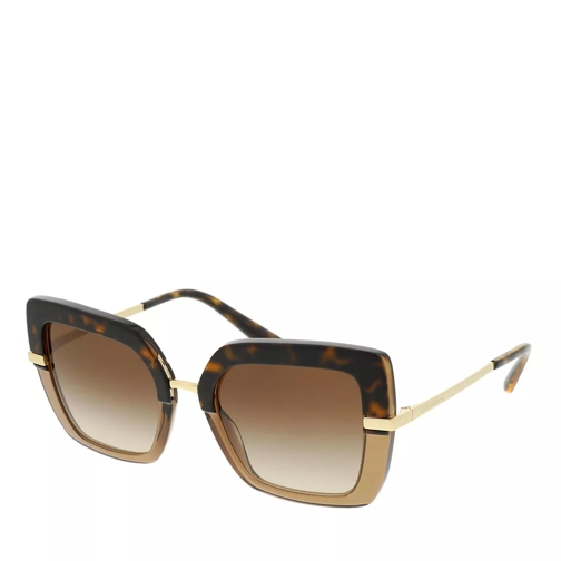 Dolce&Gabbana Women Sunglasses Eternal 0DG4373 Top Havana On Transparent Brown Lunettes de soleil