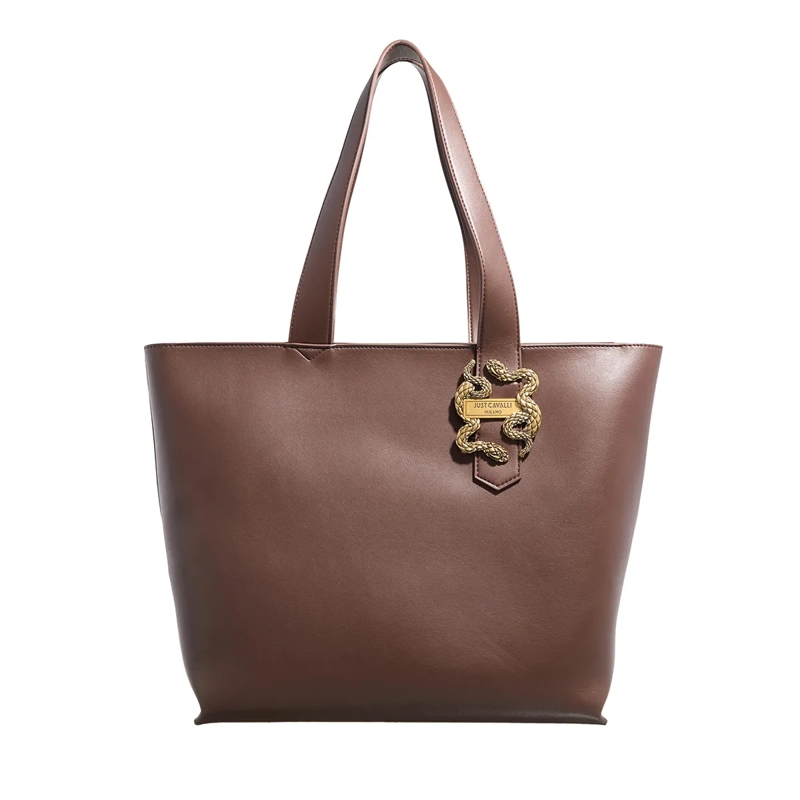 Just Cavalli Shopper Shopping Bag Black Coffee