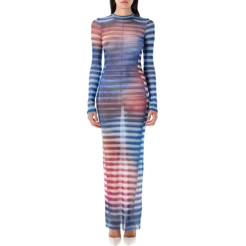 Jean Paul Gaultier  Long Air Dress Blue