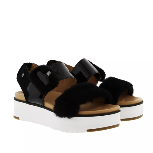UGG W Fluff Chella Sandals Black Sandaler