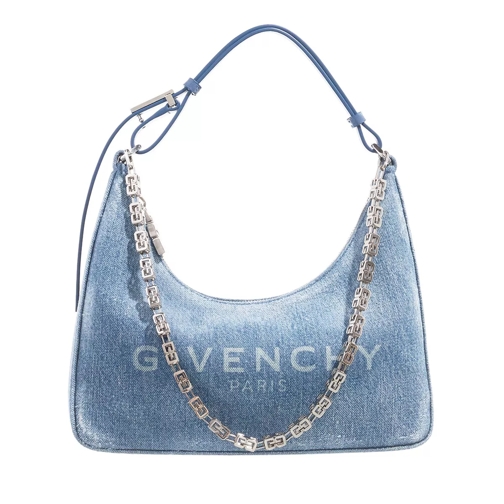 Givenchy Moon Cut Small Hobo Bag Medium Blue Hoboväska