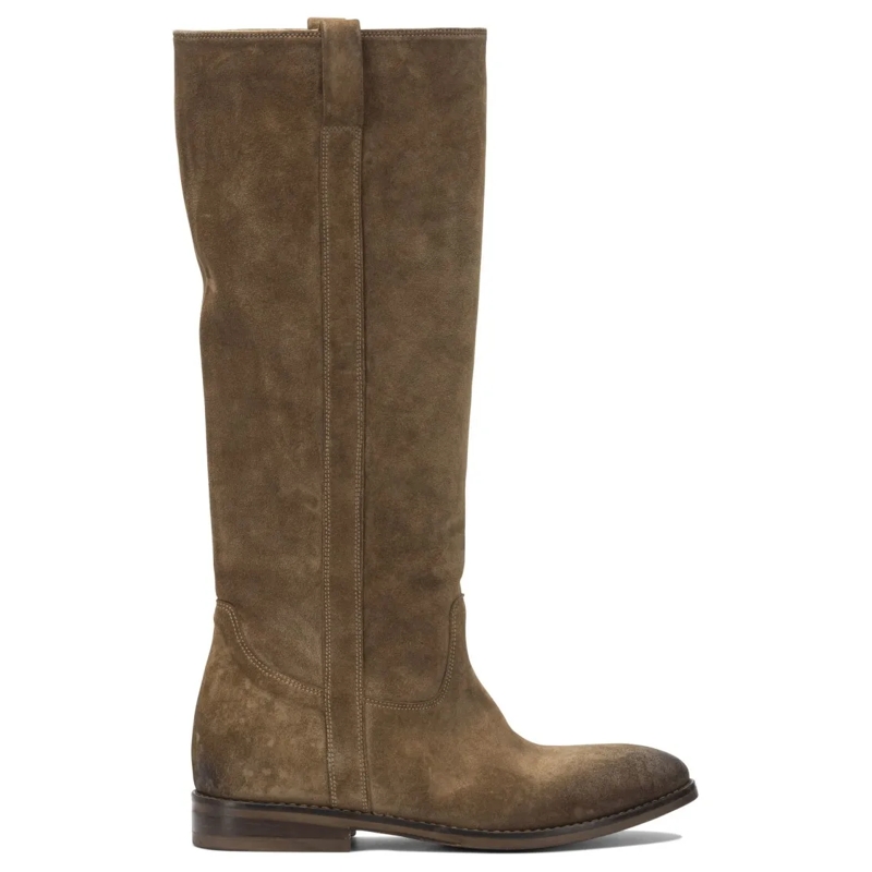 Strategia Laarzen Suede Leather Ankle Boots Grey