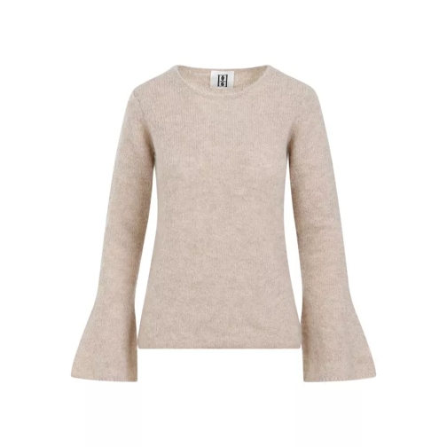 By Malene Birger Cyrema Twill Beige Wool Pullover Neutrals 