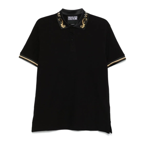 Versace Jeans Couture Polohemd Cotton Polo Shirt Black