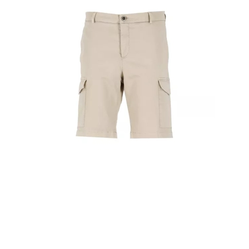 Peserico Beige Cotton Bermuda Neutrals 