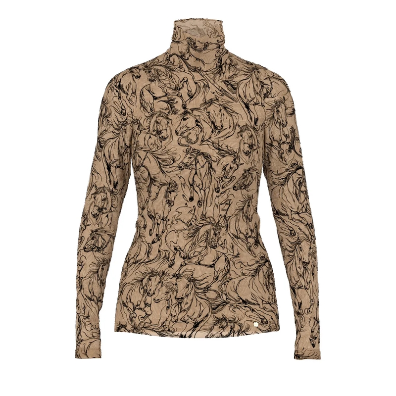 Marc Cain Longsleeve T-Shirt tannin