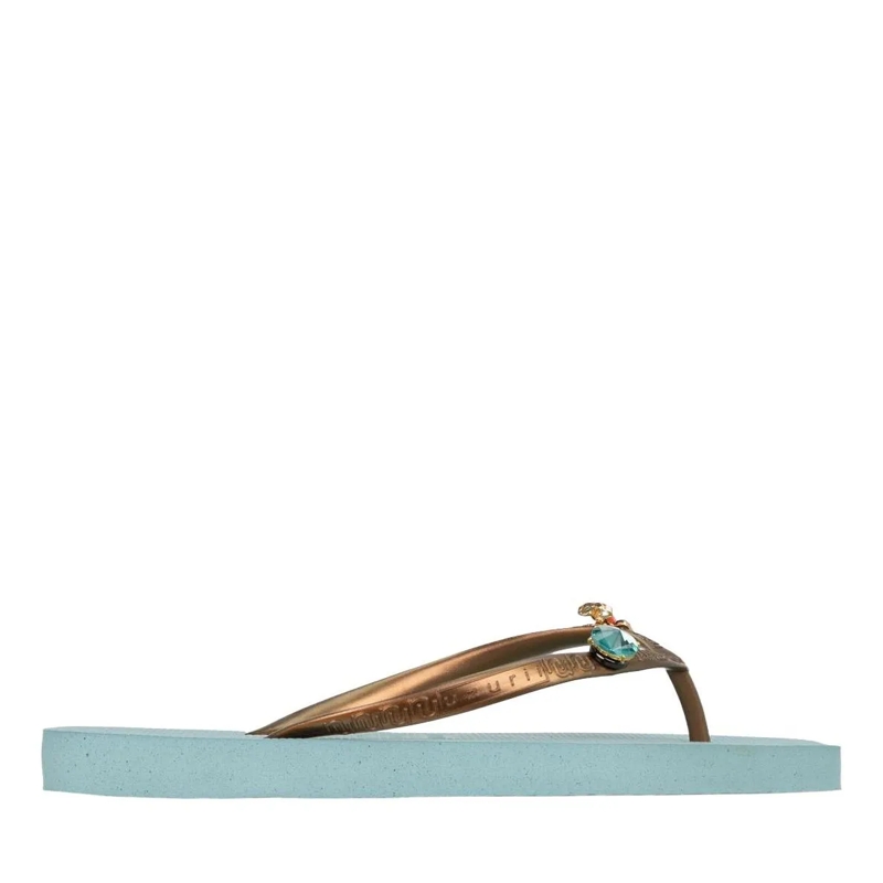 UZURII Flip Flops flip flop Flore Square Grande ocean