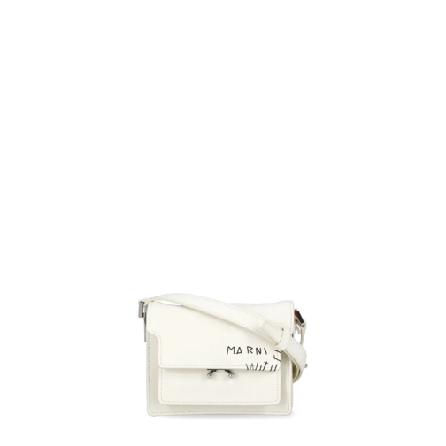 Marni Trunk Soft Mini Ivory Borsa a tracolla