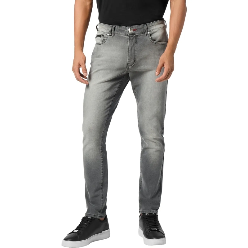 Philipp Plein Skinny-Leg-Jeans Skinny hell-grau(Image 3)