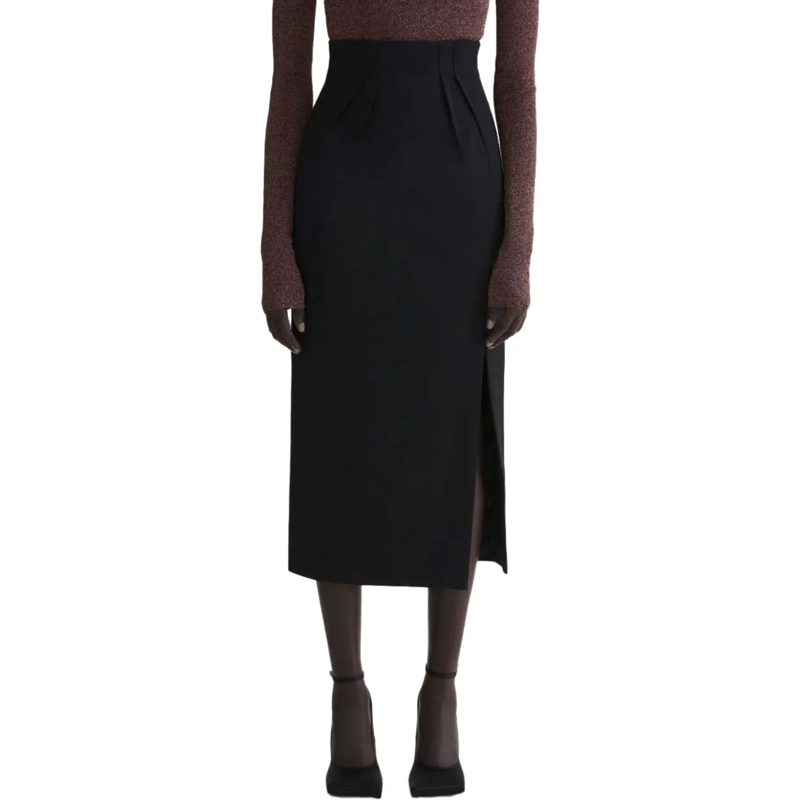 Mugler Midirock Skirts Black schwarz