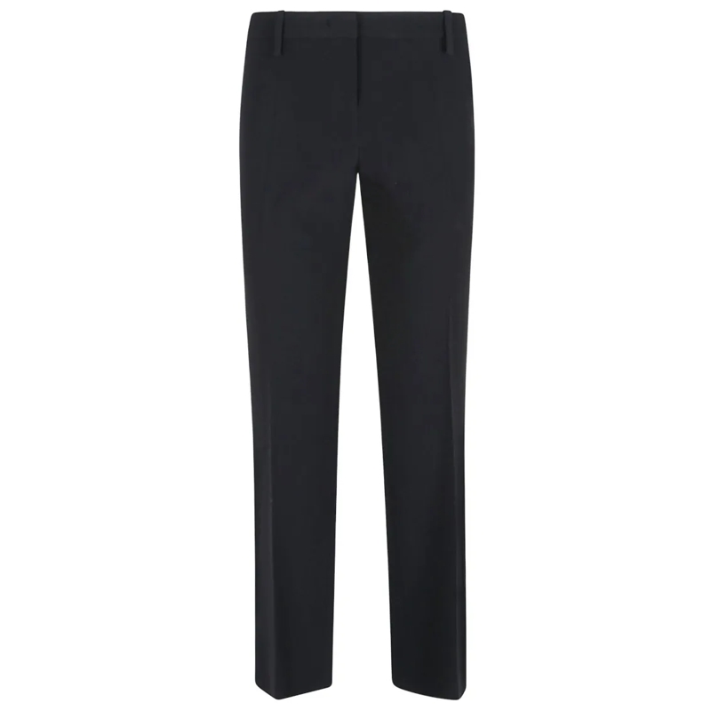 Ermanno Scervino  Tailored Black Trousers With Straight Leg Design Black