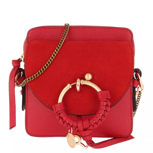 See By Chloé Joan Camera Bag Leather Radiant Red Crossbody Bag