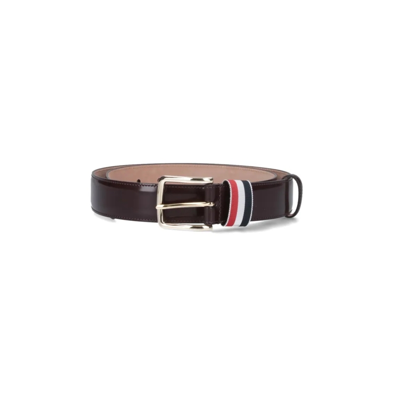Thom Browne Ceinture "Striped Loop" Belt – Brown Brown