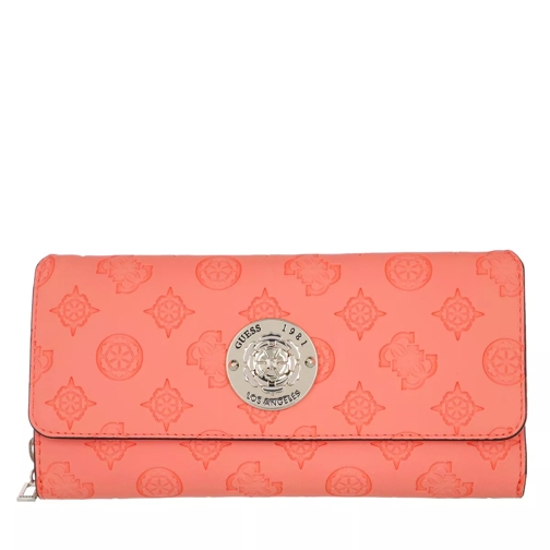 Guess Dayane Large Wallet Coral Portefeuille continental