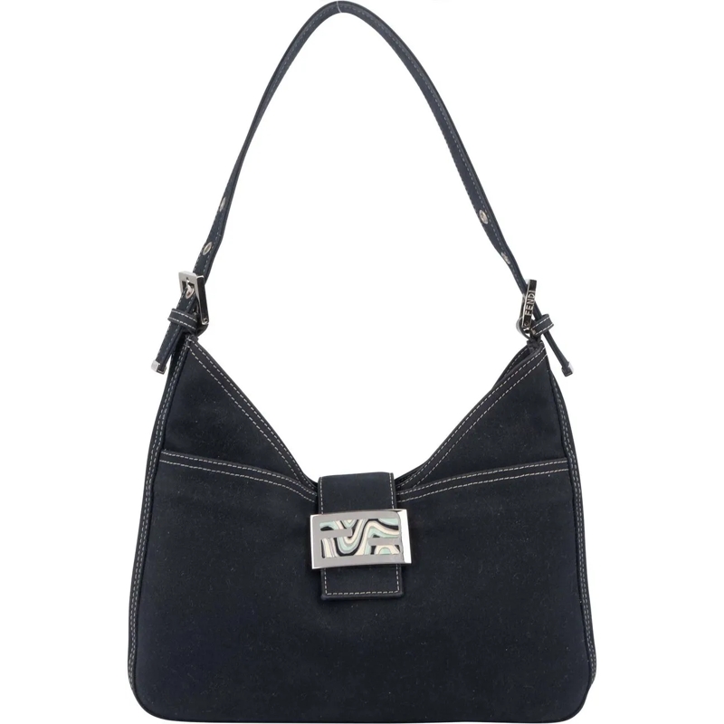 Fendi Schultertasche Fendi Limited FF Buckle Baguette Shoulder Bag mehrfarbig