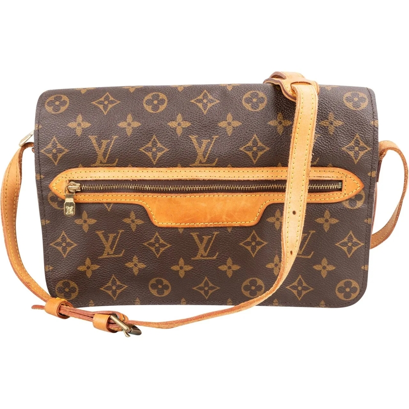 Louis Vuitton Tote Louis Vuitton Canvas Monogram Saint Germain GM Cro braun