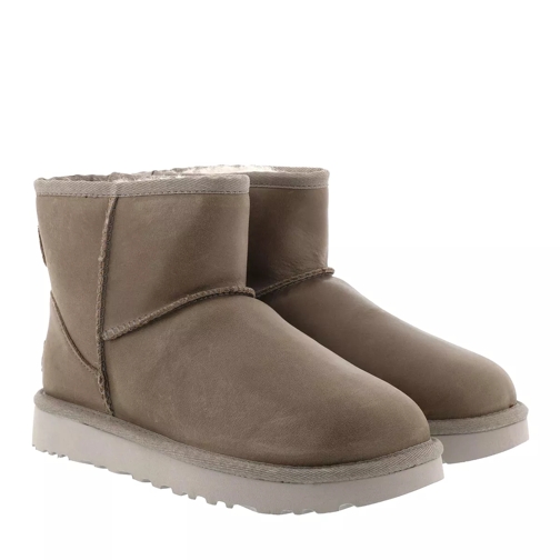 UGG W Classic Mini Leather Feather Bottes d'hiver