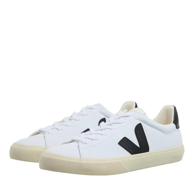 Veja Lage-top sneaker Campo Canvas White Black(Image 5)