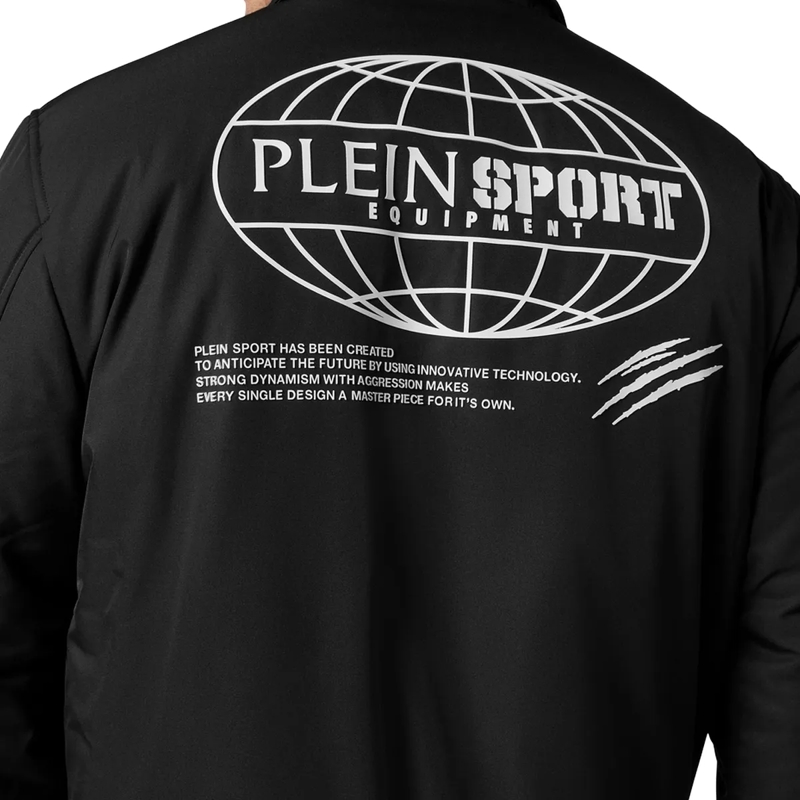 Plein Sport Daunenjacke Bomber Global Express Edition schwarz(Image 5)
