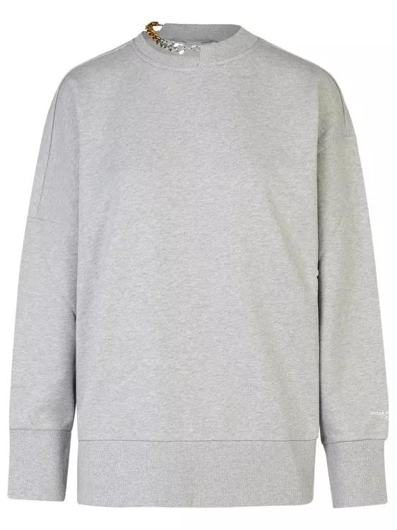 Stella McCartney - Grey Cotton Sweatshirt - Größe S - gray