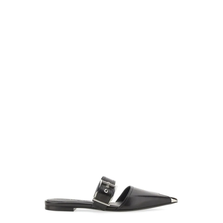 Alexander McQueen Mule Punk Black | Mules