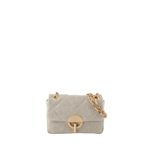 Vanessa Bruno Schultertasche Nano Moon Bag - Linen - Beige Neutrals