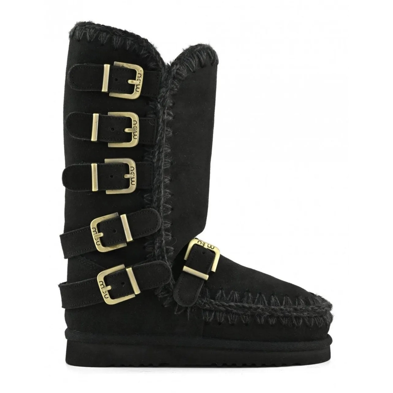 Mou Stiefel Boots Black schwarz