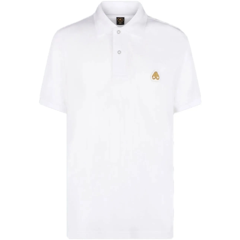 Moose Knuckles Polo Everett Gold Polo White weiß