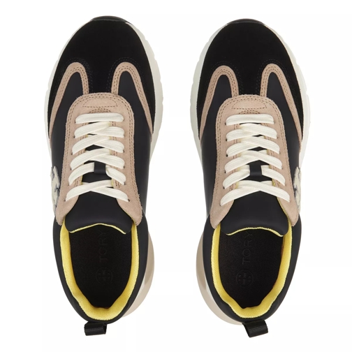 Tory Burch Low-Top Sneaker Good Luck Trainer Black Cream (Image 4)
