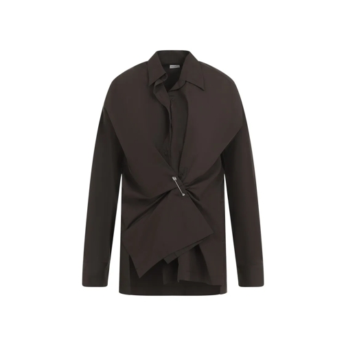 Dries Van Noten Shirts Clicks Shirt Brown