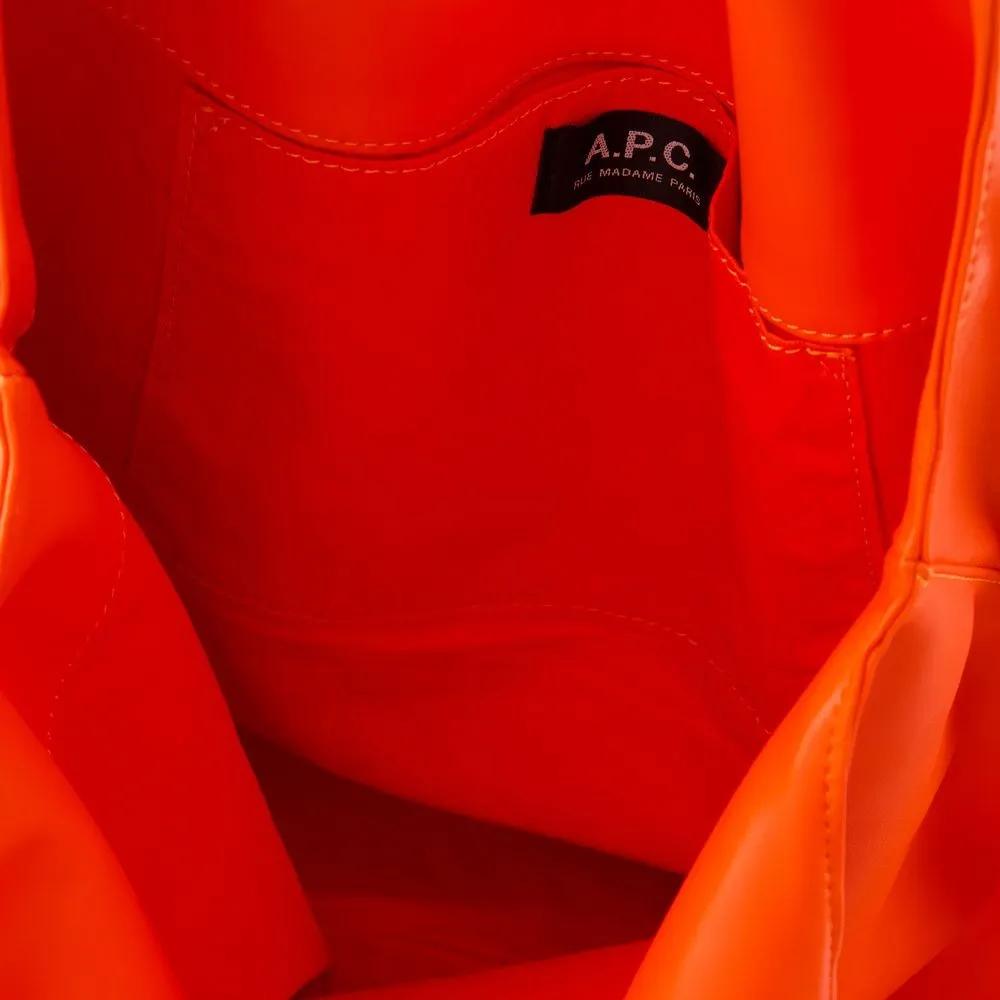A.P.C. Totes Ninon Shopper Bag Synthetic Leather Orange in oranje
