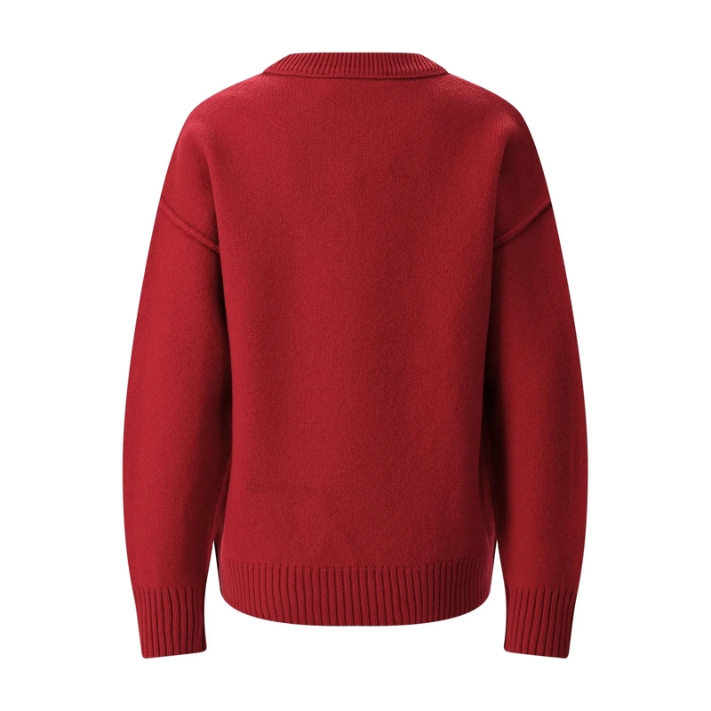 AMI Paris  Pullover aus Wolle rot(Image 2)
