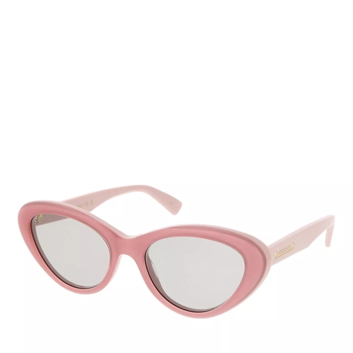 Gucci GG Cat-Eye Narrow Sunglasses Pink-Pink-Grey Zonnebril