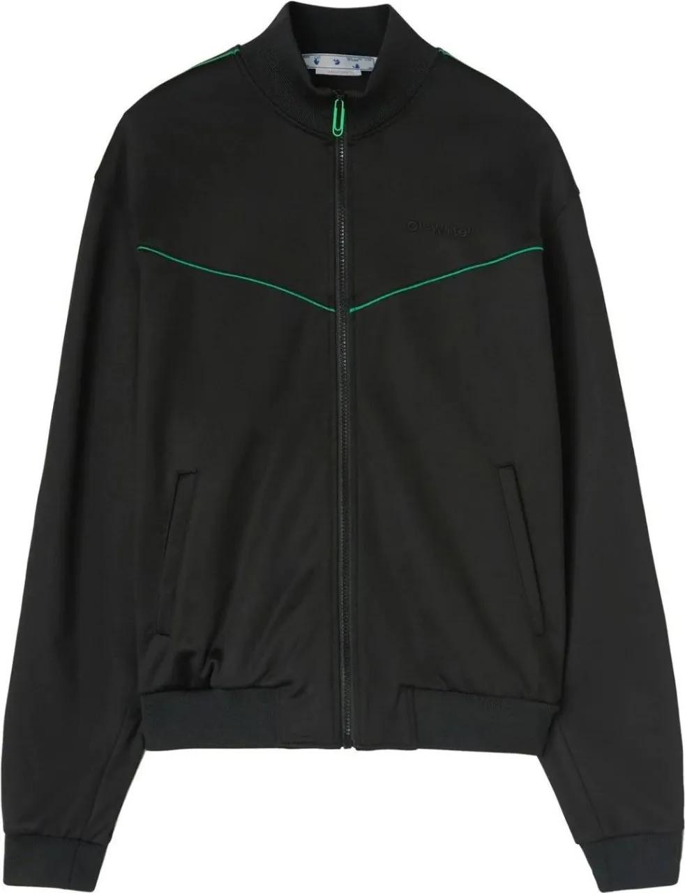 Thumbnail - Off-White - Ow Face Band Track Top Sweatshirt - Größe XL - schwarz