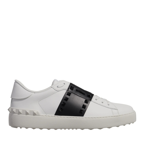 Valentino Garavani Low-Top Sneaker Rockstud Low Top Sneakers Bianco Nero Bianco