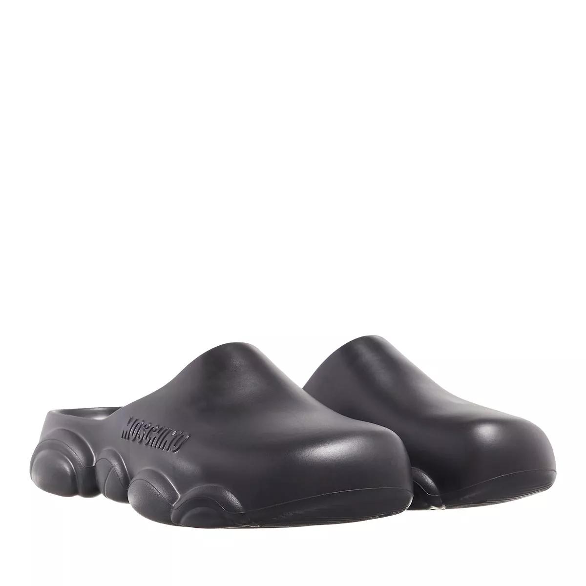 Moschino Sandalen & Sandaletten - Scarpad Gummy Gomma - Gr. 37,5 (EU) - in Schwarz - für Damen