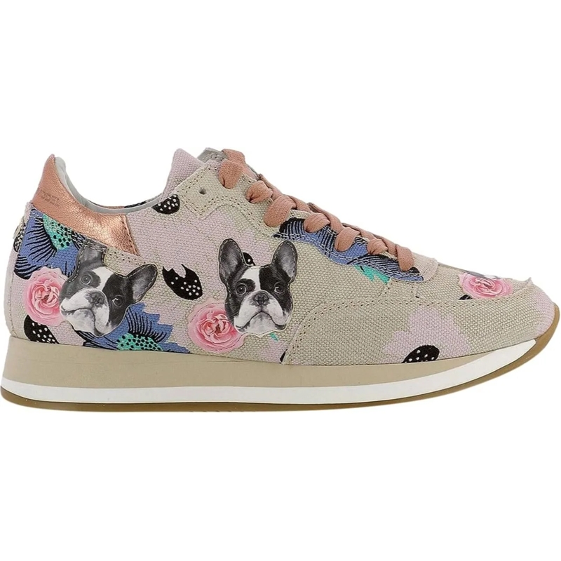 Philippe Model Sneaker basse Sneakers Bulldog Metal Rosa mehrfarbig