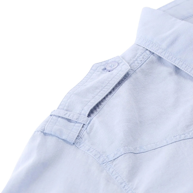 Isabel Marant Bluse Hemdbluse aus Baumwolle blau(Image 4)
