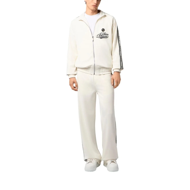 Philipp Plein Daunenjacke Tracksuit Jacket Plein Deluxe Signature Signature weiss(Image 2)