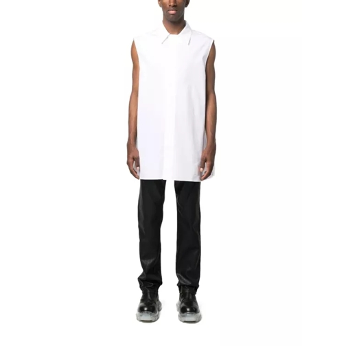 Givenchy Sleeveless Shirt In Cotton White 
