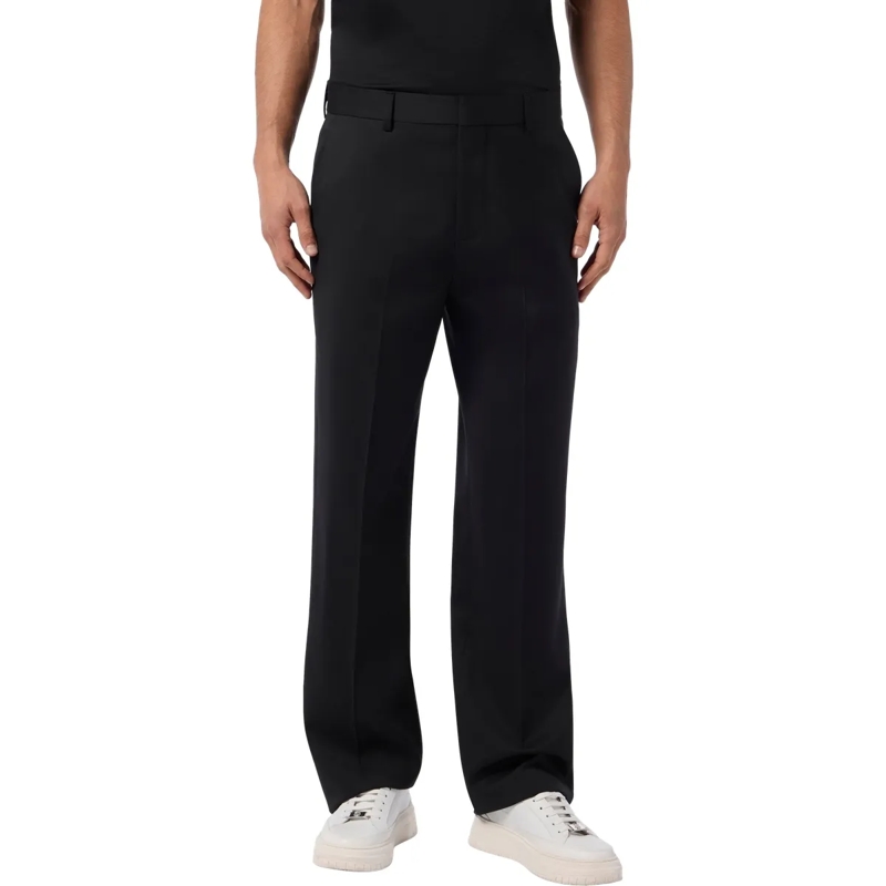 BILLIONAIRE Hose Wool Loose Fit Trousers schwarz(Image 3)