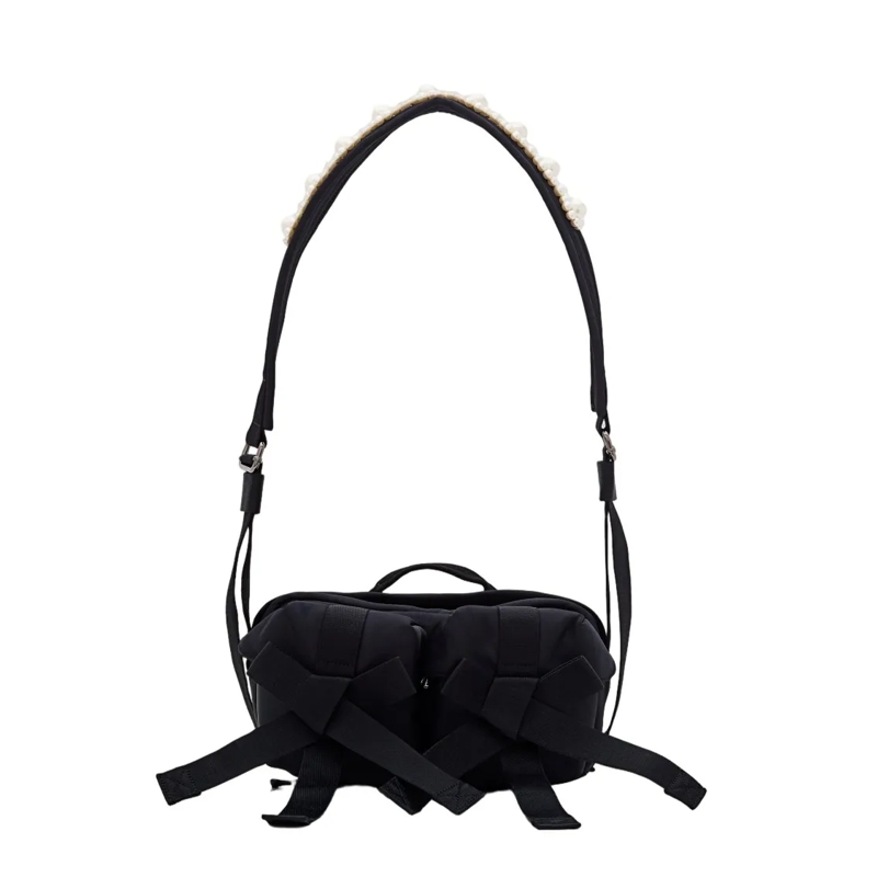 Simone Rocha Schultertasche Classic Bow Crossbody Bag Black