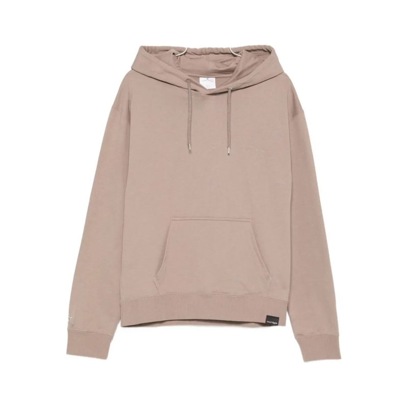 Courrèges  Light Brown Drawstring Hoodie Neutrals