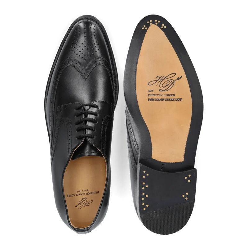 Heinrich Dinkelacker Schnürschuhe Schnürer Milano Full-Brogue BC schwarz(Image 4)