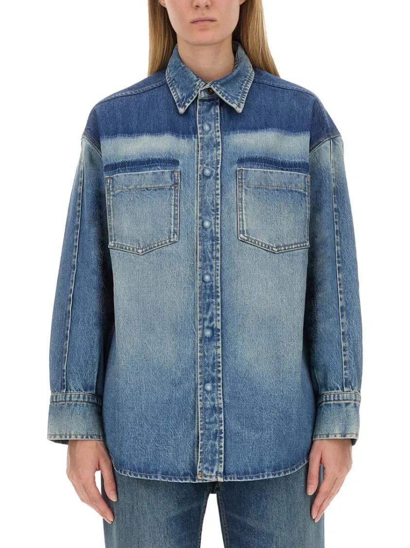 Beckham Blue Denim Top
