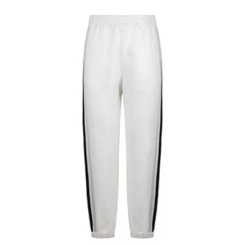 Moncler Twill Jogging Trousers White 